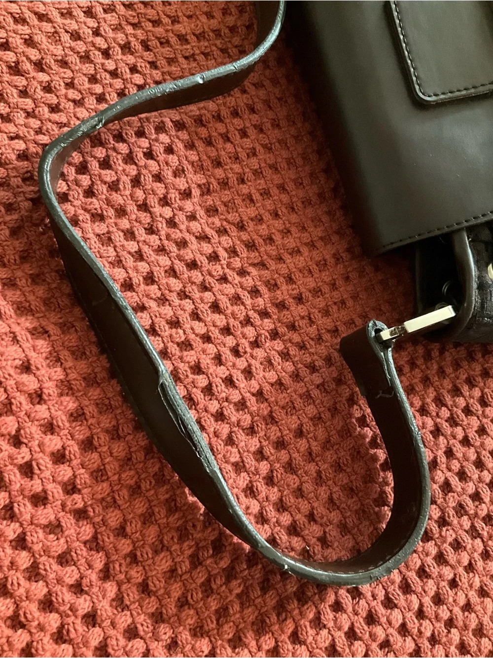 Fendi Brown Monogram Shoulder Bag with Silver Hardware